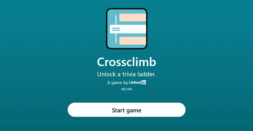 LinkedIn Crossclimb